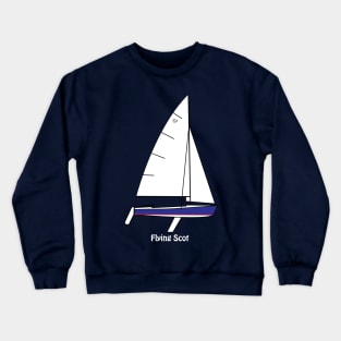 Flying Scot Sailboat Crewneck Sweatshirt